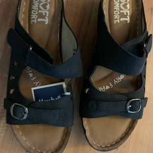Soft comfort slide sandles